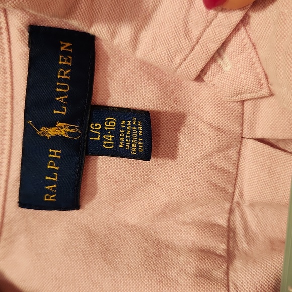 Ralph Lauren woman's button down shirts pink various sizes - Picture 6 of 7